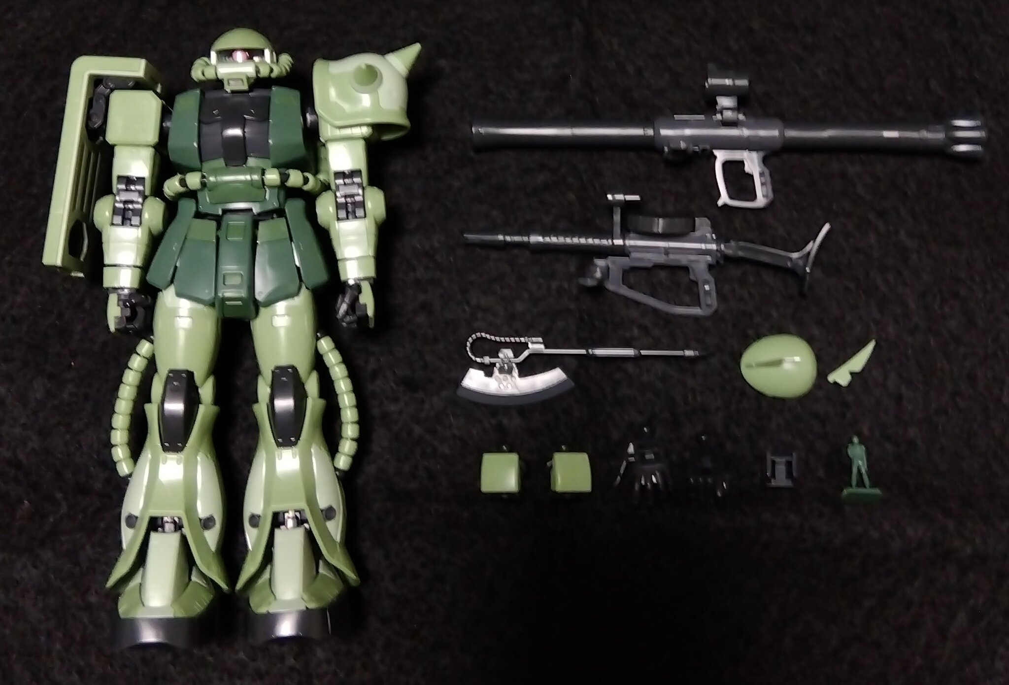 RG(リアルグレード) 量産型ザクの紹介 【ガンプラ レビュー】 | 続く日々の航跡雲