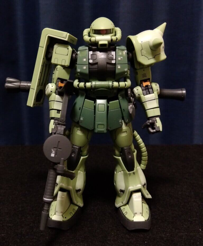 RG(リアルグレード) 量産型ザクの紹介 【ガンプラ レビュー】 | 続く日々の航跡雲